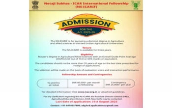Netaji Subhas ICAR International Fellowship
